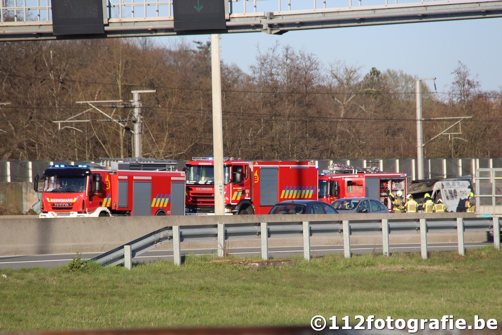 brand bestelwagen