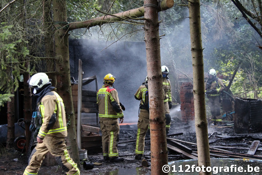 Brand repetitielokaal te Kalmthout