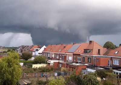 Storm en windhoos te Kapellen en omgeving